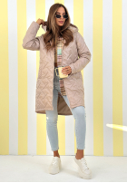 Długa Jacke z kapturem Spring Mood Gelb