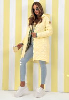 Długa Jacke z kapturem Spring Mood Gelb
