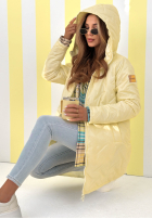 Długa Jacke z kapturem Spring Mood Gelb