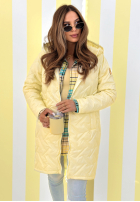 Długa Jacke z kapturem Spring Mood Gelb