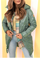 Długa Jacke z kapturem Spring Mood Gelb