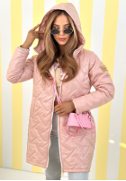 Długa Jacke z kapturem Spring Mood Gelb