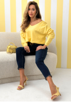 Hose Jeans skinny Strive For More Dunkelblau