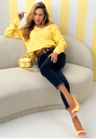 Hose Jeans skinny Strive For More Dunkelblau