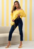 Hose Jeans skinny Strive For More Dunkelblau