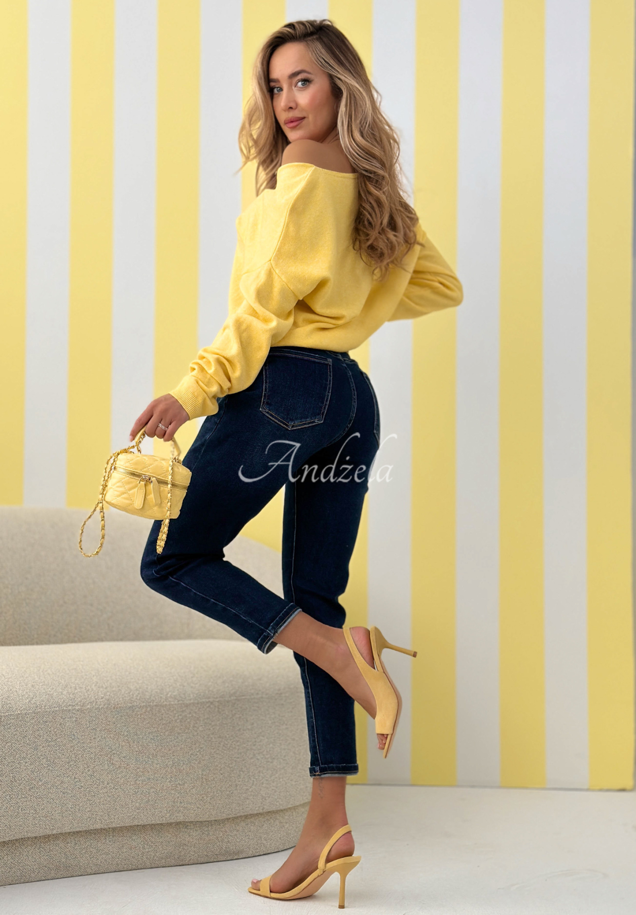 Strive For More navy blue skinny jeans