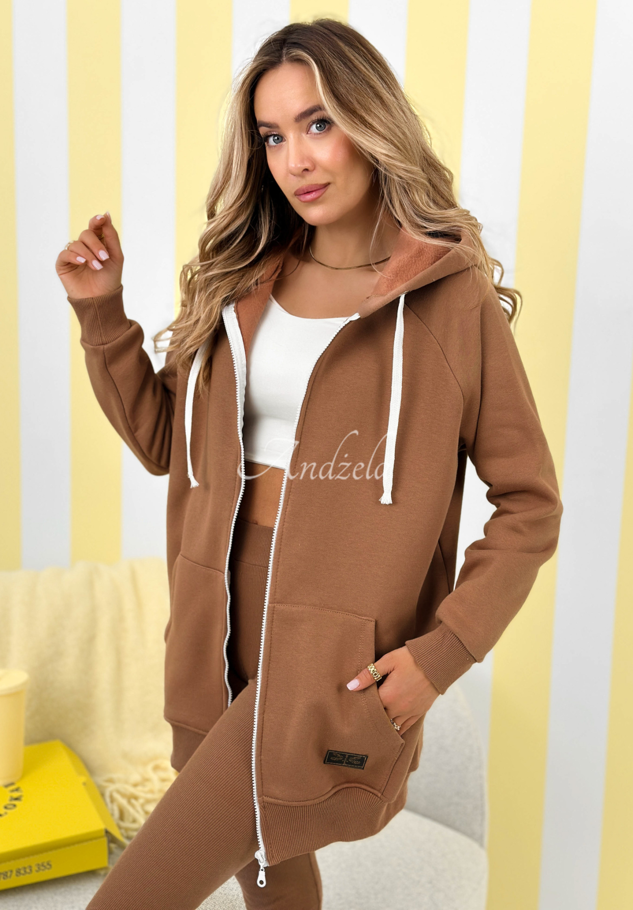 Kapuzenjacke Siempre Camel II