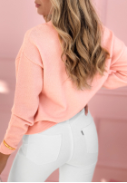 Pullover z misiem Bear Ronnie Puderrosa