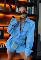 Jeans Hemd La Milla Kaylee Blau