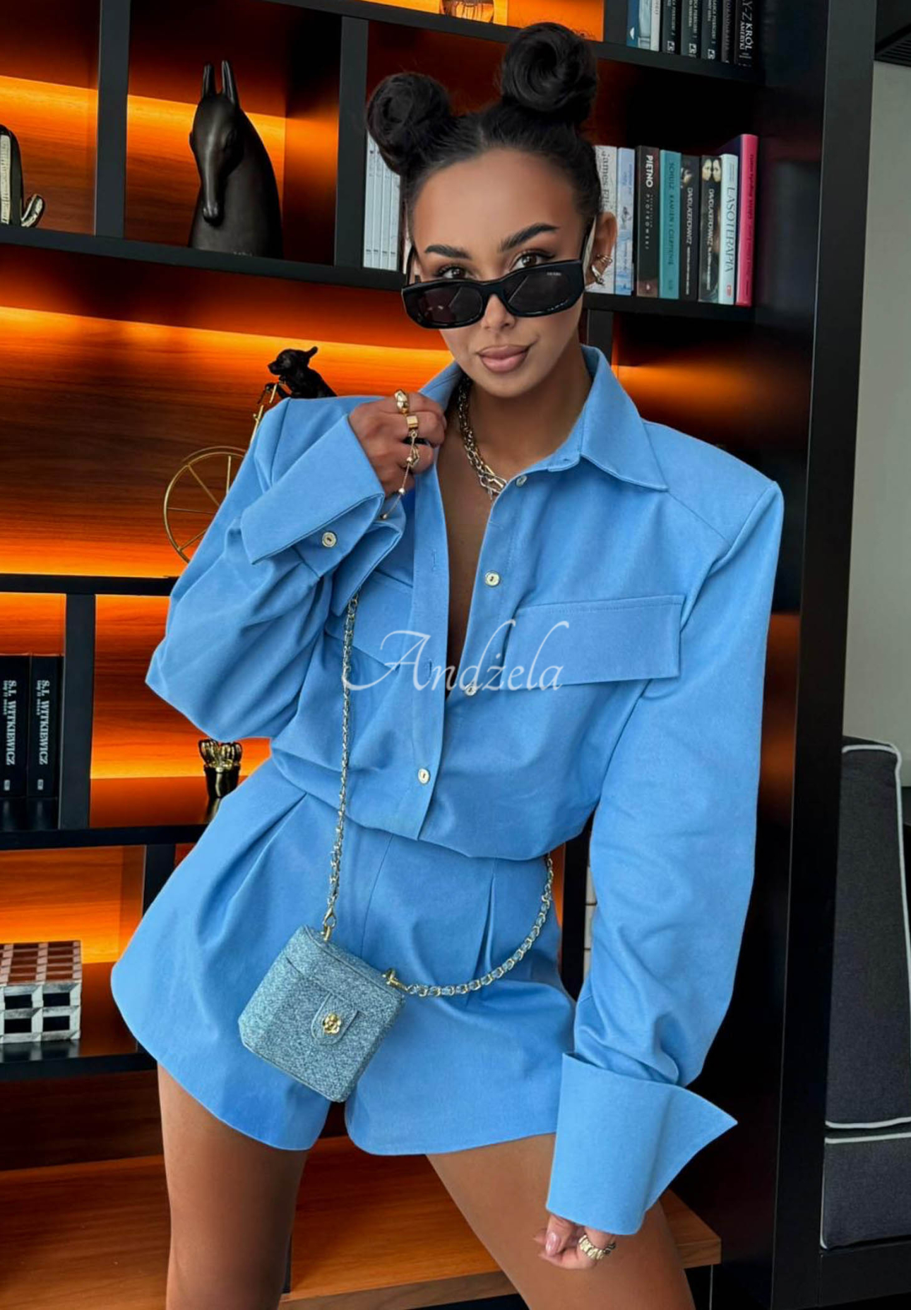 Denimhemd La Milla Kaylee Blau