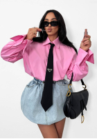 Hemd z krawatem La Milla Kendall Weiß