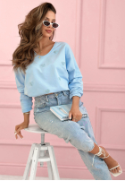 Bluse longsleeve z serduszkami Close To Heart Weiß