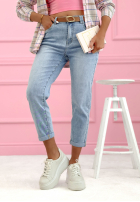 Hose Jeans z paskiem Frankie Blau