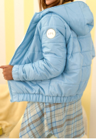 Pikowana Jacke z kapturem Warm Daylight Beige