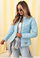 Krótka pikowana Jacke Soft Wind Puderrosa