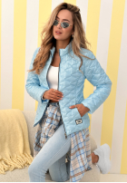 Krótka pikowana Jacke Soft Wind Puderrosa