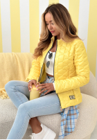 Krótka pikowana Jacke Soft Wind Puderrosa