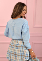 Bluse longsleeve Hey Spring Himmelblau