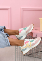 Sneakersy Running Towards You biało-Rosa