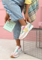 Sneakersy Running Towards You biało-Rosa