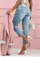 Spodnie jeansowe skinny Standing Tall jasnoniebieskie