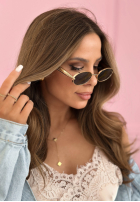 Brille przeciwsłoneczne Sweet Sun Gold-Schwarz