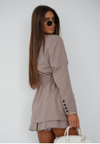 Blazer z wiązaniem She Believed It Schwarz