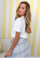 T-Shirt z nadrukiem Big Heart biało-Rosa