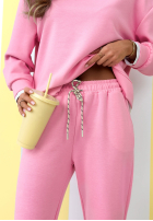 Sweat Set Sweatshirt i Hose Why Not Me Mintgrün