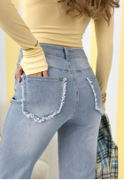 Hose Jeans mom fit No Way Blau