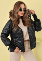 Pikowana Jacke z kapturem Hello Spring Beige