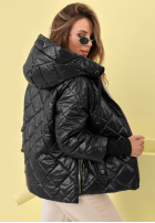 Pikowana Jacke z kapturem Hello Spring Beige