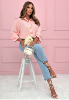 Hemd z ozdobnymi broszkami Brunch Outfit Puderrosa