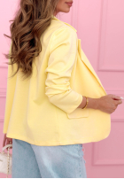 Marynarka oversize z różą Elegant Rosalia żółta