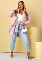 Pikowana Jacke ze stójką Soft Morning Rosa
