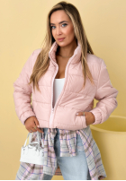 Pikowana Jacke ze stójką Soft Morning Rosa