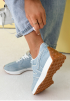 Jeans sneakersy Running Towards You Hellblau