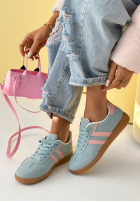 Sportschuhe Walking On Flowers Himmelblau