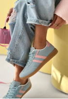 Adidasy Walking On Flowers błękitne