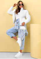 Pikowana Jacke ze stójką Soft Morning Rosa