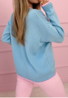 Pullover z napisami Creme De La Creme Gelb