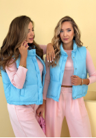 Puchowa krótka Weste Veronica Gelb