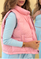 Puchowa krótka Weste Veronica Gelb