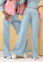 Sweat Set Bluse i Hose Doing Nothing Himmelblau