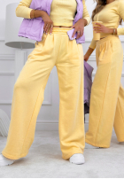 Sweat Set Bluse i Hose Doing Nothing Himmelblau