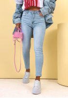 Hose Jeans skinny Pamela Hellblau