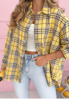 Hemd w kratę Province House Gelb