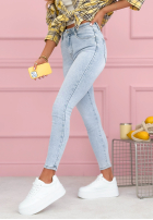 Hose Jeans skinny Evelyn Hellblau