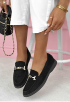 zamszowe mokasyny Spirit Rebirth Schwarz