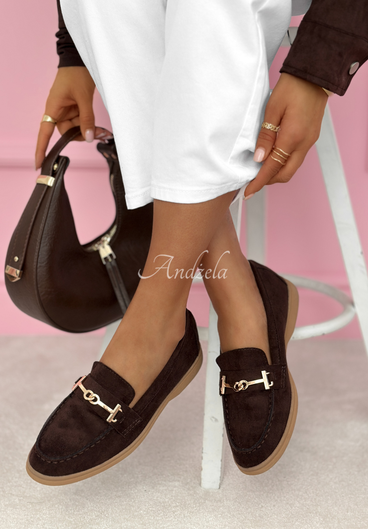 Wildledermokassins Spirit Rebirth Schokoladenbraun